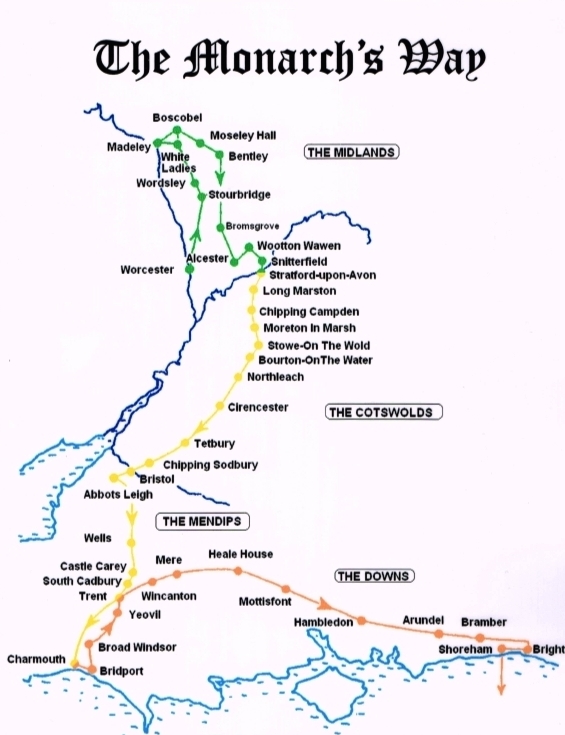 the monarchsway map no distance